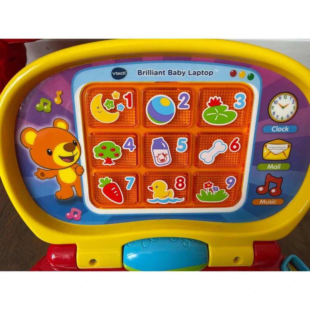 Sesame Street Lets Dance Elmo & VTech Brilliant Baby Laptop Learning Toy Bundle